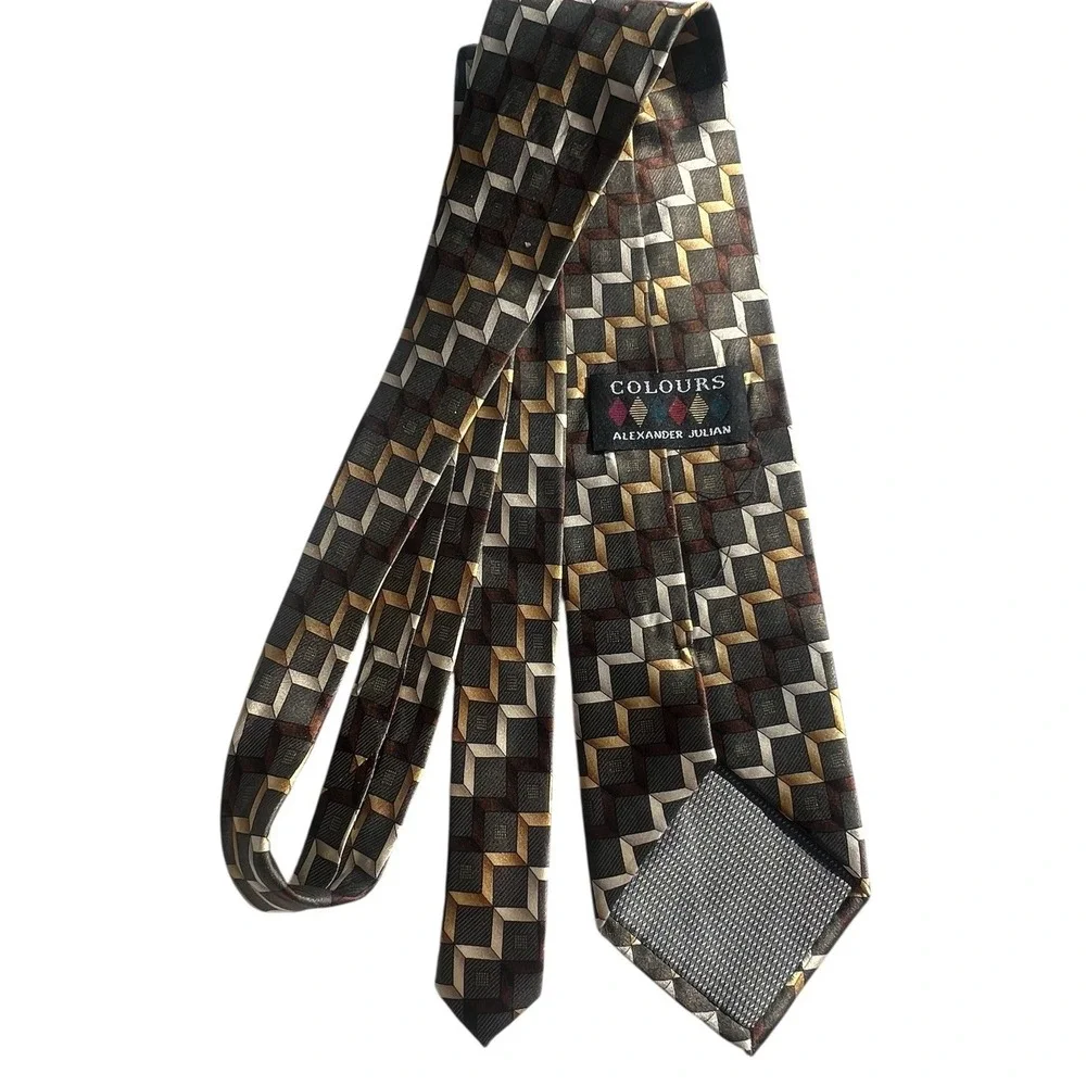 Alexander Julian Colours Mens Neck Tie 60